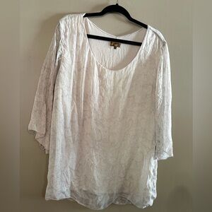 Elegant White Women's Blouse